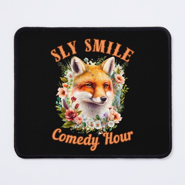 Item preview, Sly Smile Comedy Hour. fox portrait designed and sold by FoxVibes.