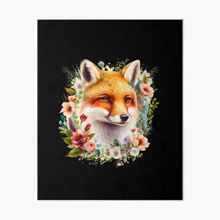 Item preview, Floral Fox designed and sold by FoxVibes.