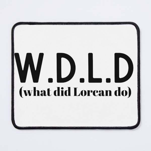 Item preview, W.D.L.D (What Did Lorcan Do) designed and sold by kllamallama.