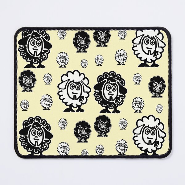 Item preview, Sheep herd black and white designed and sold by vibeno1.