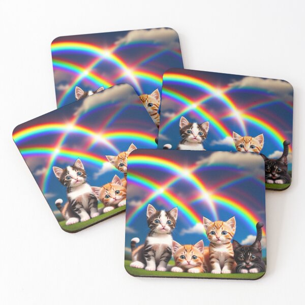 Item preview, Kitten Rainbow designed and sold by morbidcandyboutique .