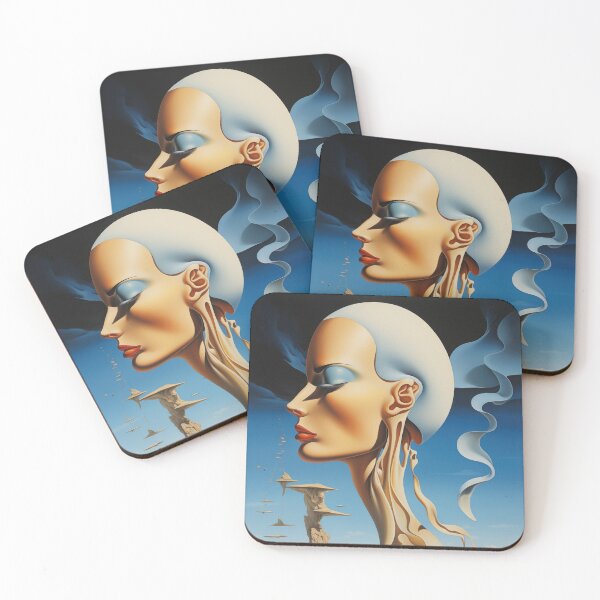 Item preview, Ethereal Siren: Surreal Woman in Cosmic Dance designed and sold by Mullet Monkey.