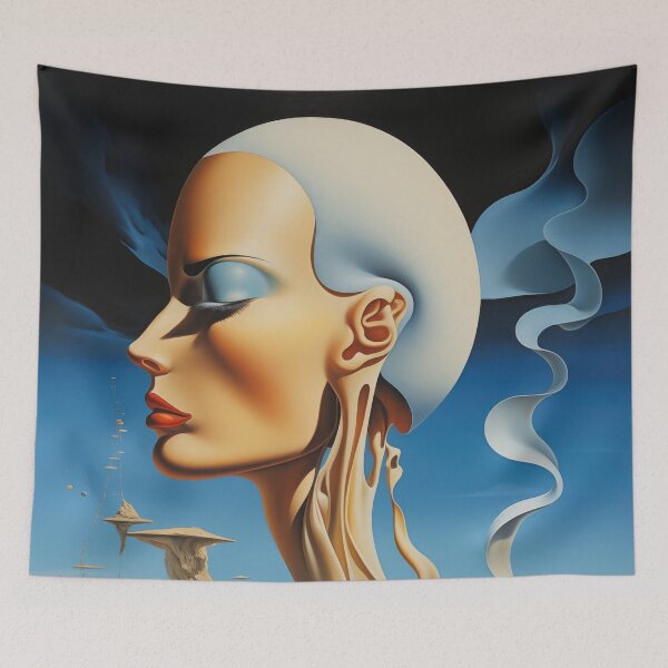 Item preview, Ethereal Siren: Surreal Woman in Cosmic Dance designed and sold by Mullet Monkey.