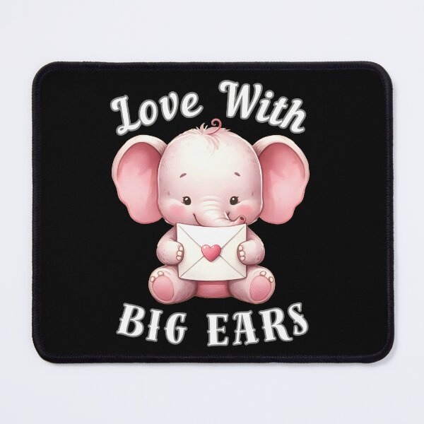 Item preview, Love With Big Ears designed and sold by ElephantVibes.