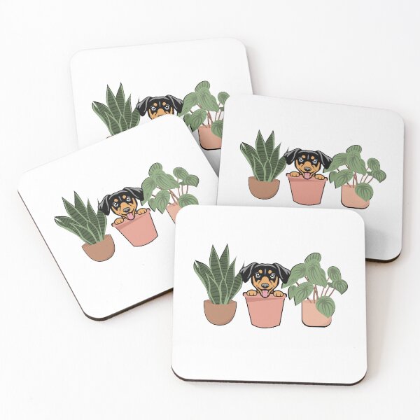 Item preview, Miniature Pinscher And Plants designed and sold by TheAnimalZ00.