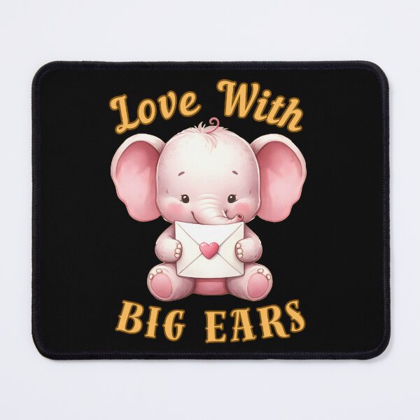 Item preview, Love With Big Ears. elephant lover designed and sold by ElephantVibes.