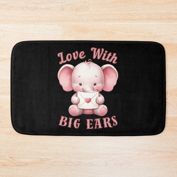 Item preview, Love With Big Ears. elephant face designed and sold by ElephantVibes.