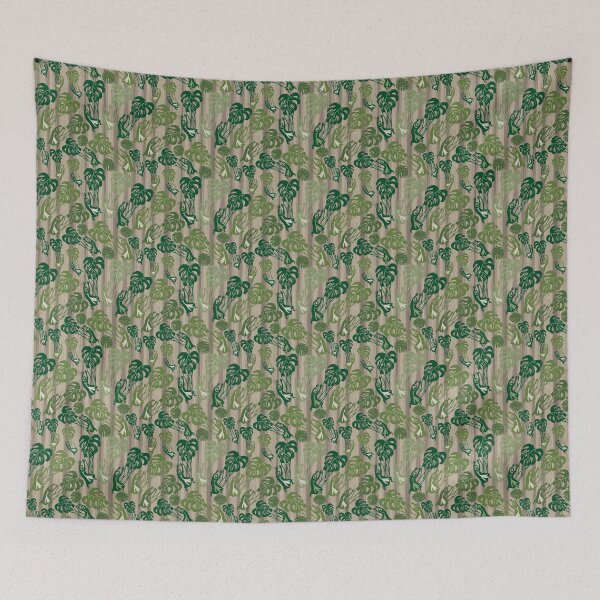 Item preview, Spirit of the Dancing Monstera designed and sold by Vibezgarden.