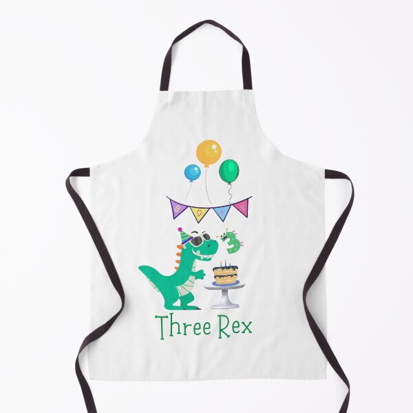 Item preview, Three Rex 3rd Birthday Party T-Rex Dinosaur Kids T-Shirt designed and sold by Designsleashed.