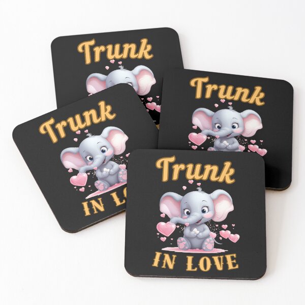 Item preview, Trunk In Love. elephant lover designed and sold by ElephantVibes.