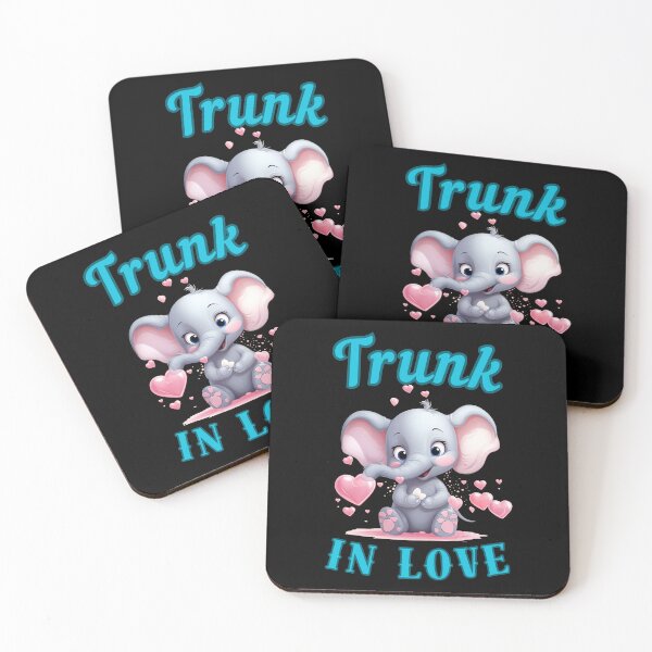 Item preview, Trunk In Love. funny elephant designed and sold by ElephantVibes.