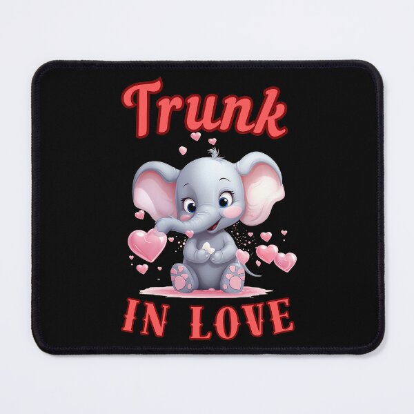 Item preview, Trunk In Love. colorful elephant designed and sold by ElephantVibes.