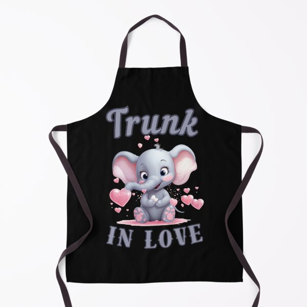Item preview, Trunk In Love. elephant portrait designed and sold by ElephantVibes.