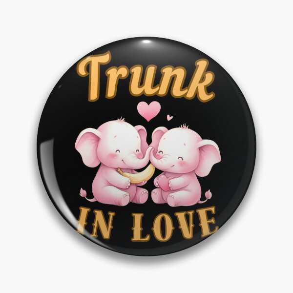 Item preview, Trunk In Love. watercolor elephant designed and sold by ElephantVibes.