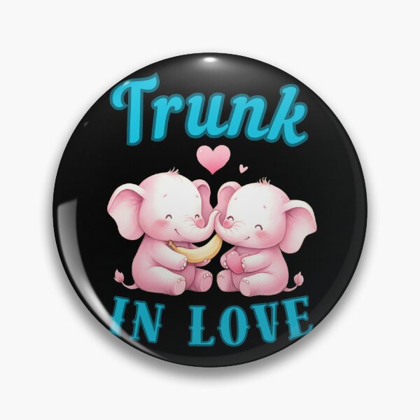 Item preview, Trunk In Love. adorable elephant designed and sold by ElephantVibes.