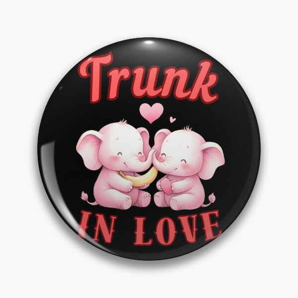 Item preview, Trunk In Love. happy elephant designed and sold by ElephantVibes.