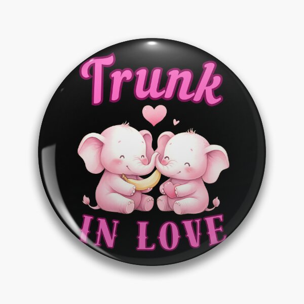 Item preview, Trunk In Love. elephant saying designed and sold by ElephantVibes.