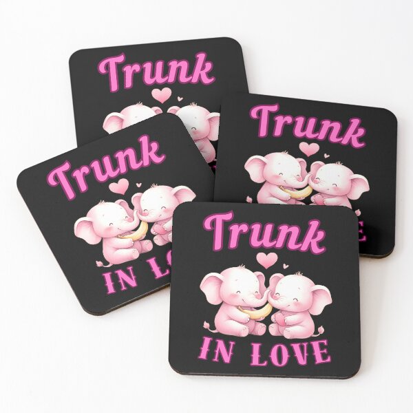 Item preview, Trunk In Love. elephant saying designed and sold by ElephantVibes.