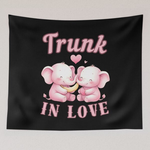Item preview, Trunk In Love. elephant quote designed and sold by ElephantVibes.