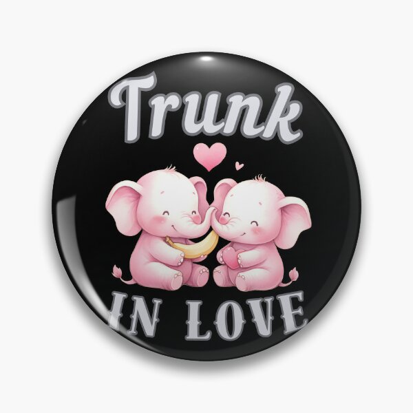 Item preview, Trunk In Love. Flower elephant designed and sold by ElephantVibes.