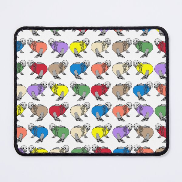 Item preview, Monk Seal, Hawaii, Hawaii State Marine Mammal, sea life, ocean life, marine mammals, colorful pattern, cute animals designed and sold by Colleen Macomber.