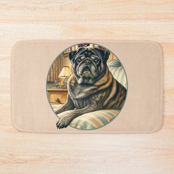 Item preview, Brindle Pug designed and sold by FivePugs.