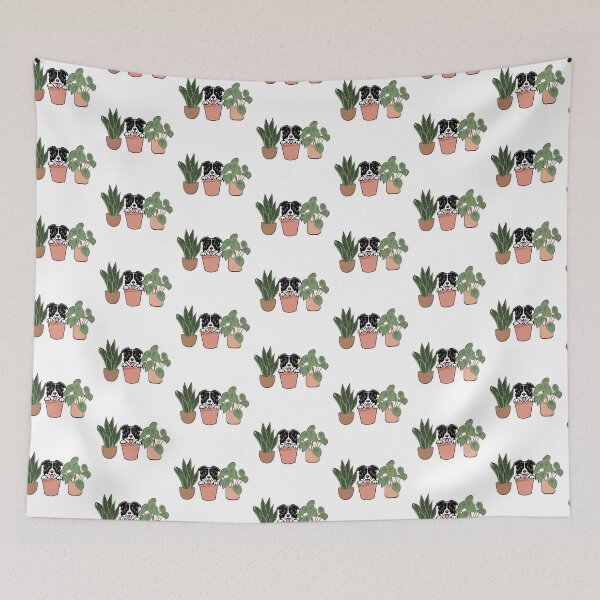 Item preview, Border Collie And Plants designed and sold by TheAnimalZ00.