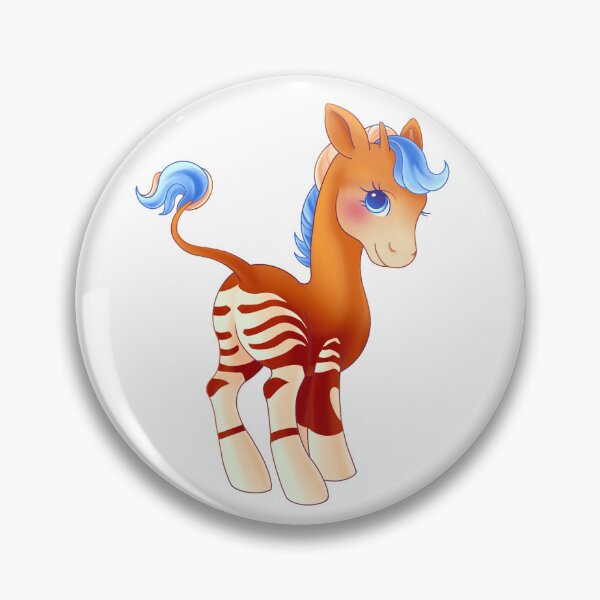 Item preview, G1 My Little Pony Styled Okapi designed and sold by LezzlesTheBrave.
