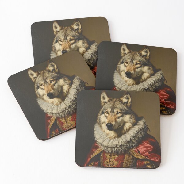 Item preview, Raphael the Wolf - Renaissance Portrait designed and sold by MobAesthetic.