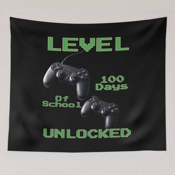 Item preview, Level Unlocked 100 Days of School - PanfurWare LLC designed and sold by PanfurWare-LLC.