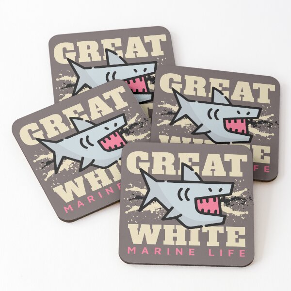 Item preview, Great White Shark Marine Life designed and sold by Mariana Piana.