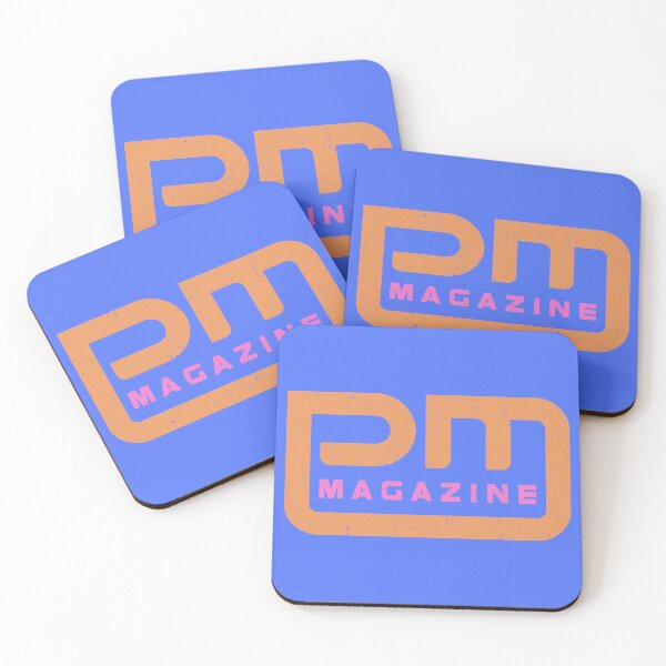 Item preview, PM Magazine Distressed 80's Logo designed and sold by TeeArcade84.