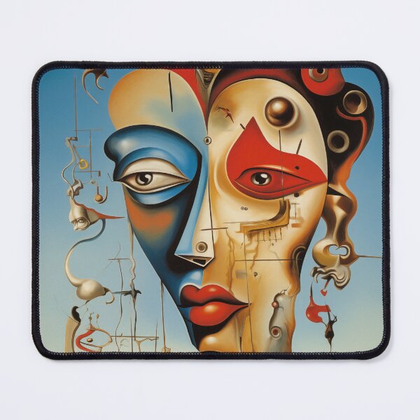 Item preview, Beyond Illusions: Abstract Woman in Ethereal Grace designed and sold by Mullet Monkey.
