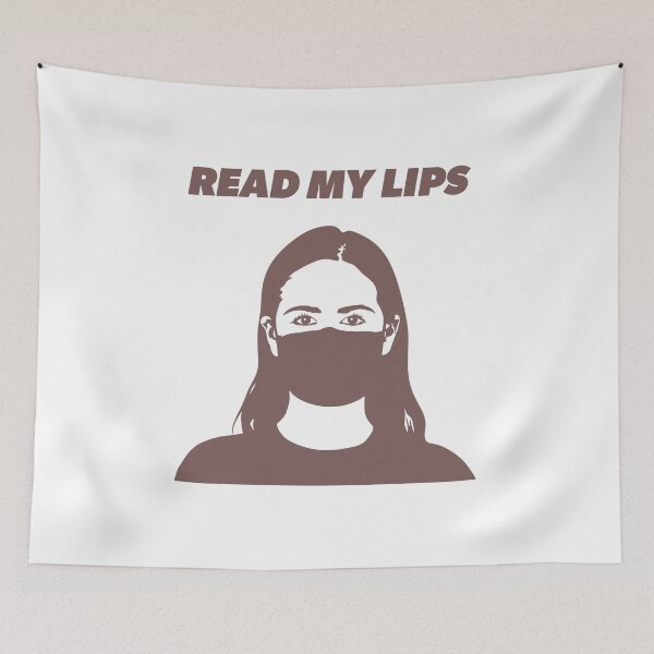 Item preview, Read My Lips (dusty mauve) designed and sold by sarahwlongcovid.