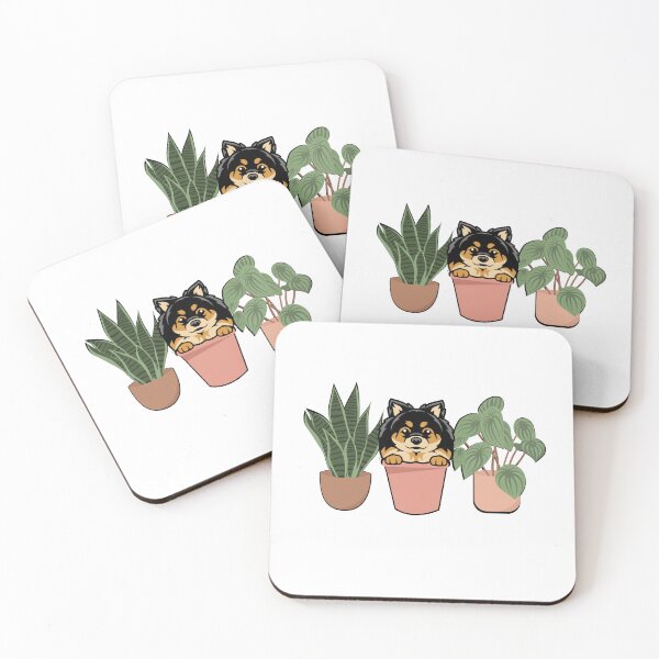 Item preview, Pomeranian And Plants designed and sold by TheAnimalZ00.