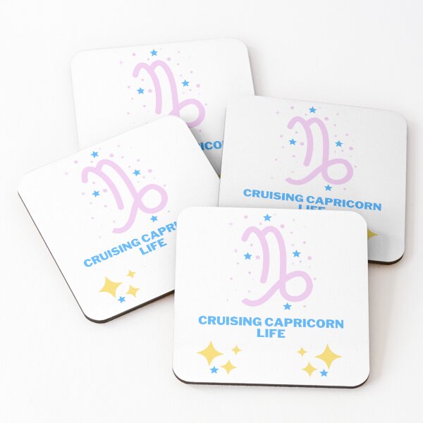 Item preview, Cruising Capricorn Life - Pink And Blue designed and sold by MadeByJadex.