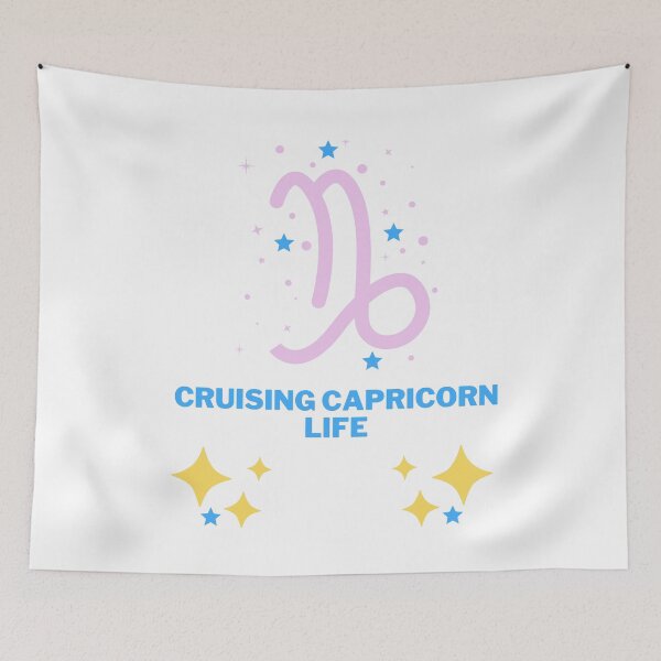 Artikelvorschau, Cruising Capricorn Life – Rosa und Blau entworfen und verkauft von MadeByJadex.