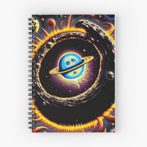 Item preview, Blackhole absorbing the sun sticker designed and sold by Kenndall.