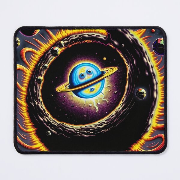 Item preview, Blackhole absorbing the sun sticker designed and sold by Kenndall.