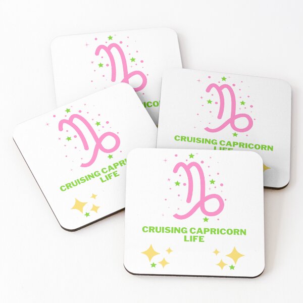 Item preview, Cruising Capricorn Life - Pink And Green designed and sold by MadeByJadex.