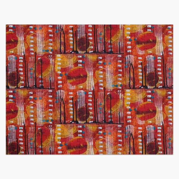 Regenerate Red - Blue Mountains Bush Jigsaw Puzzle