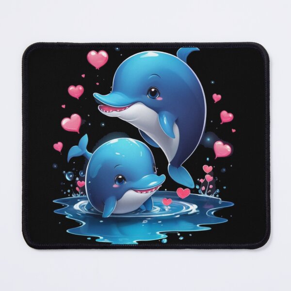 Item preview, Dolphin Love - Unique Valentine's Day Design for a Perfect Gift designed and sold by JOY STORE 45.