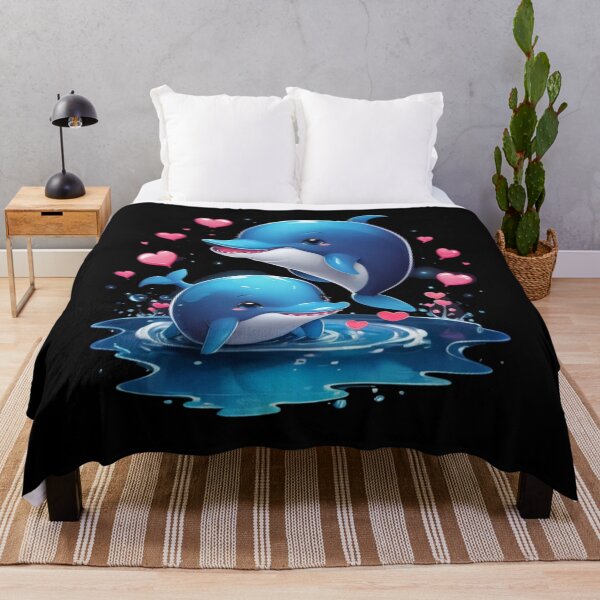 Item preview, Dolphin Love - Unique Valentine's Day Design for a Perfect Gift designed and sold by JOY STORE 45.