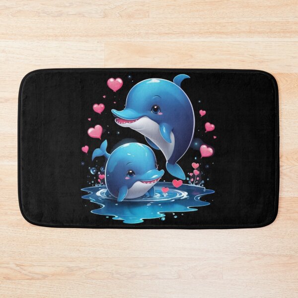 Item preview, Dolphin Love - Unique Valentine's Day Design for a Perfect Gift designed and sold by JOY STORE 45.