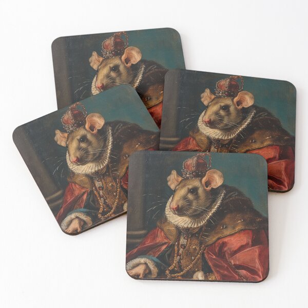 Item preview, Hernán Cortés the Rat - Renaissance Painting designed and sold by MobAesthetic.