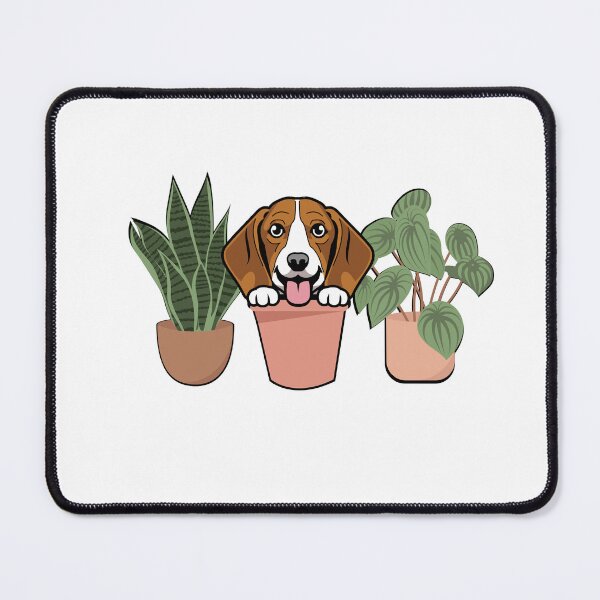 Item preview, Beagle And Plants designed and sold by TheAnimalZ00.