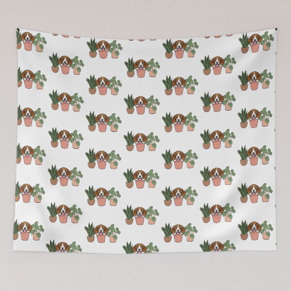 Item preview, Beagle And Plants designed and sold by TheAnimalZ00.