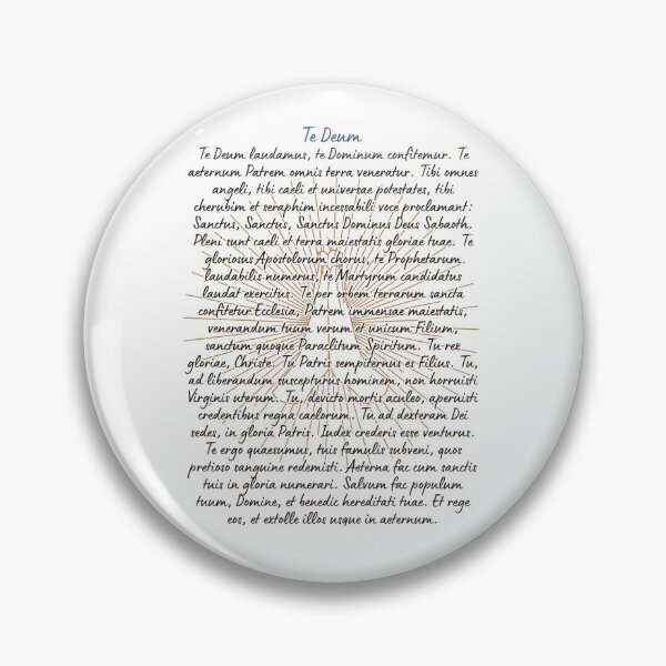 Item preview, Latin Prayer Te Deum artwork  designed and sold by Designsleashed.