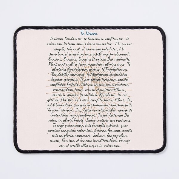 Item preview, Latin Prayer Te Deum artwork  designed and sold by Designsleashed.