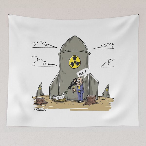 Item preview, No to nuclear weapons designed and sold by Ahmad Qaddura.